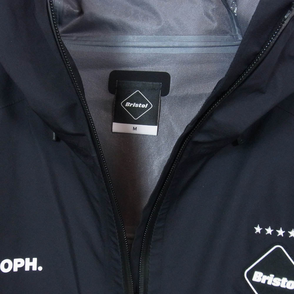 F.C.R.B. エフシーアールビー 23SS FCRB-230003 3LAYER WARM UP JACKET マウンテンパーカー ジップアップ　ジャケット ブラック系 M【中古】