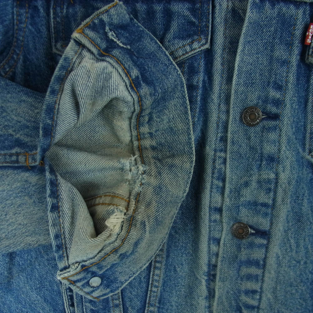 Levi's リーバイス vintage ヴィンテージ 80s 71506 ボタン裏233 デニム トラッカー ジャケット インディゴブルー系 44L【中古】