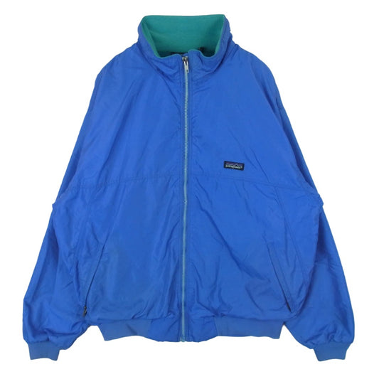 patagonia パタゴニア 42101 90s USA製 シェルドシンチラ フリース ジャケット ブルー系 L【中古】