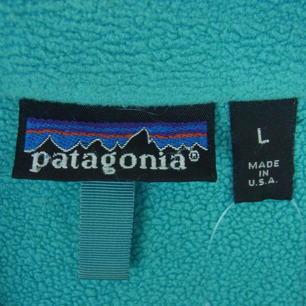 patagonia パタゴニア 42101 90s USA製 シェルドシンチラ フリース ジャケット ブルー系 L【中古】