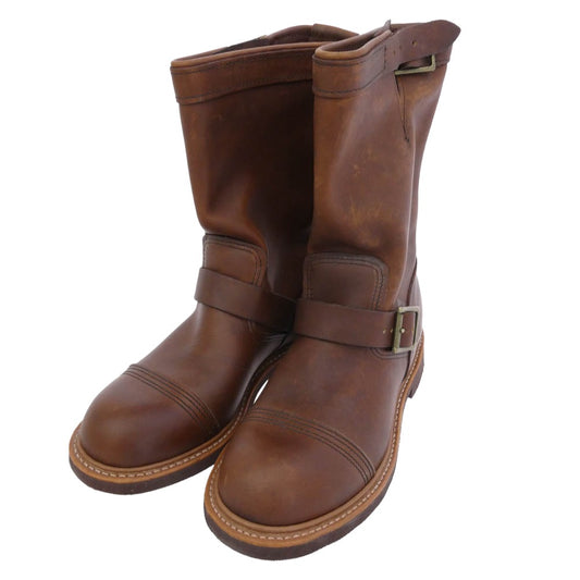 RED WING レッドウィング 8121 アイアンスミス エンジニア ブーツ ブラウン系 27cm【美品】【中古】