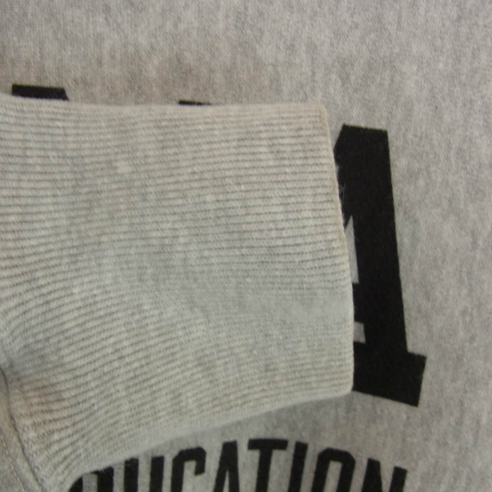 Buzz Rickson's バズリクソンズ USNA FOOTBALL SET-IN CREW NECK SWEAT SHIRT 前V スウェット シャツ グレー系 M【中古】