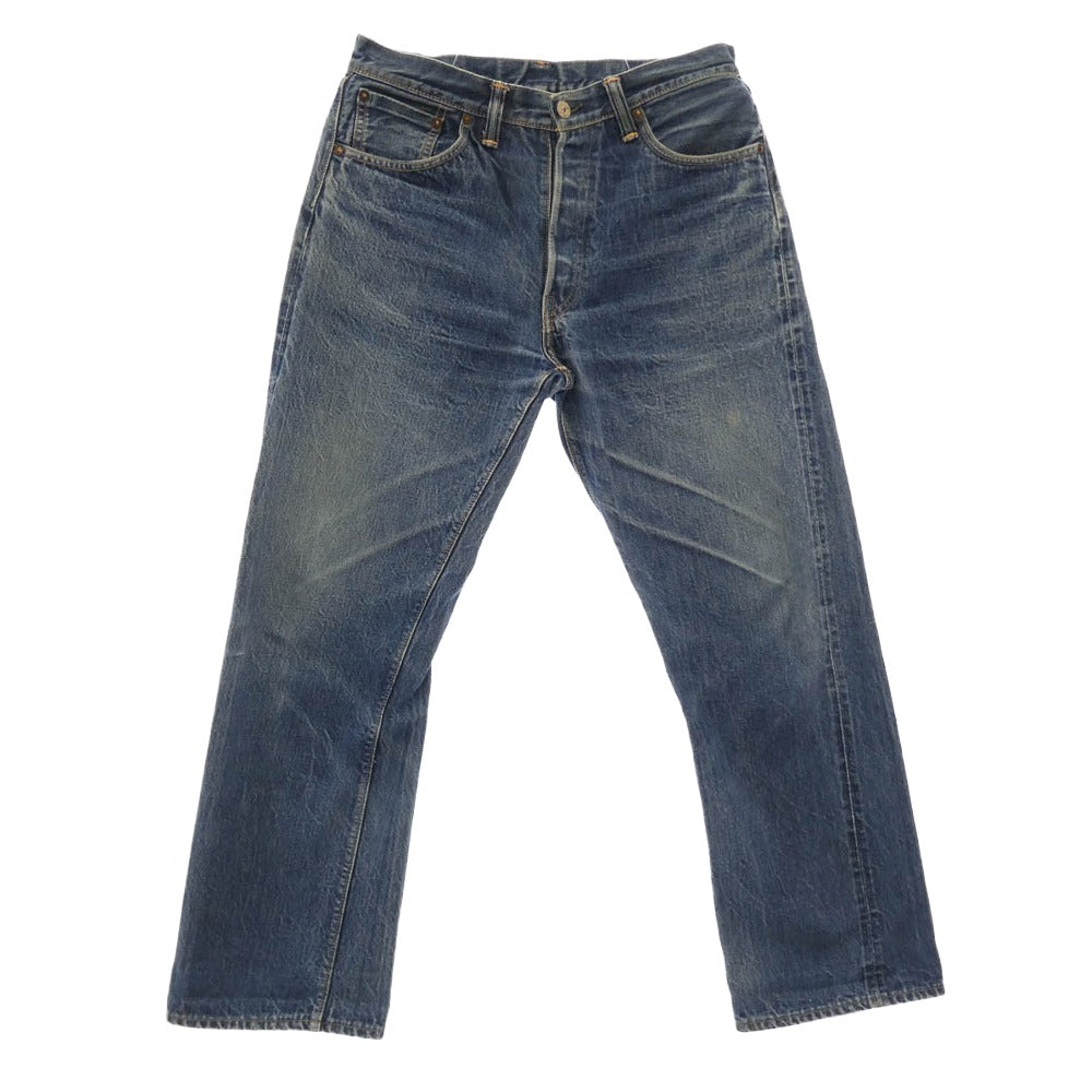 WAREHOUSE ウエアハウス 1001XX ボタンフライ デニム パンツ ブルー系 W34【中古】