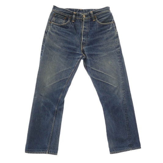 WAREHOUSE ウエアハウス 1001XX ボタンフライ デニム パンツ ブルー系 W34【中古】