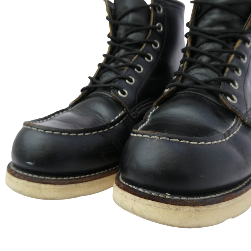 RED WING レッドウィング 8179 6inch Classic Moc 6インチ モックトゥ ブーツ ブラック系 8.5【中古】