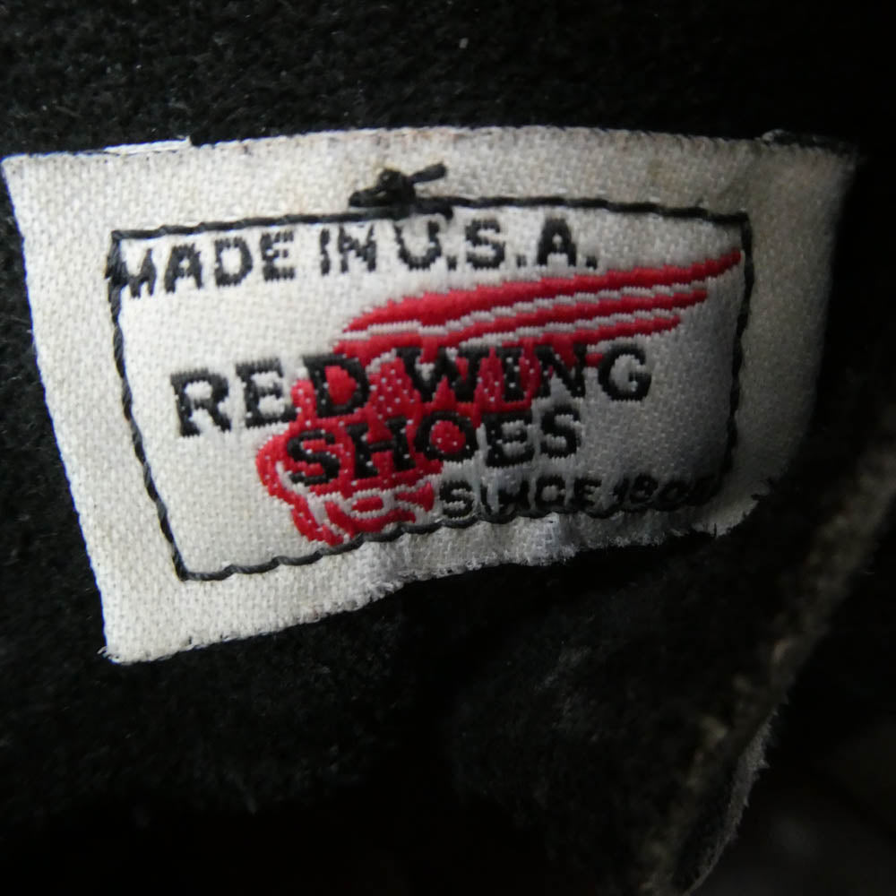 RED WING レッドウィング 8179 6inch Classic Moc 6インチ モックトゥ ブーツ ブラック系 8.5【中古】