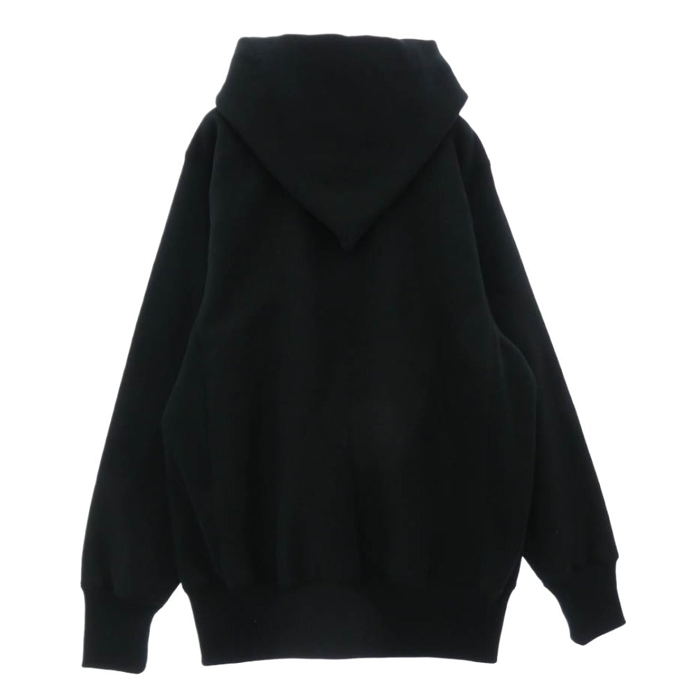 WAREHOUSE ウエアハウス 487 REVERSE STYLE F/Z HOOD フルジップ フード ジップ パーカー ブラック系 M【中古】