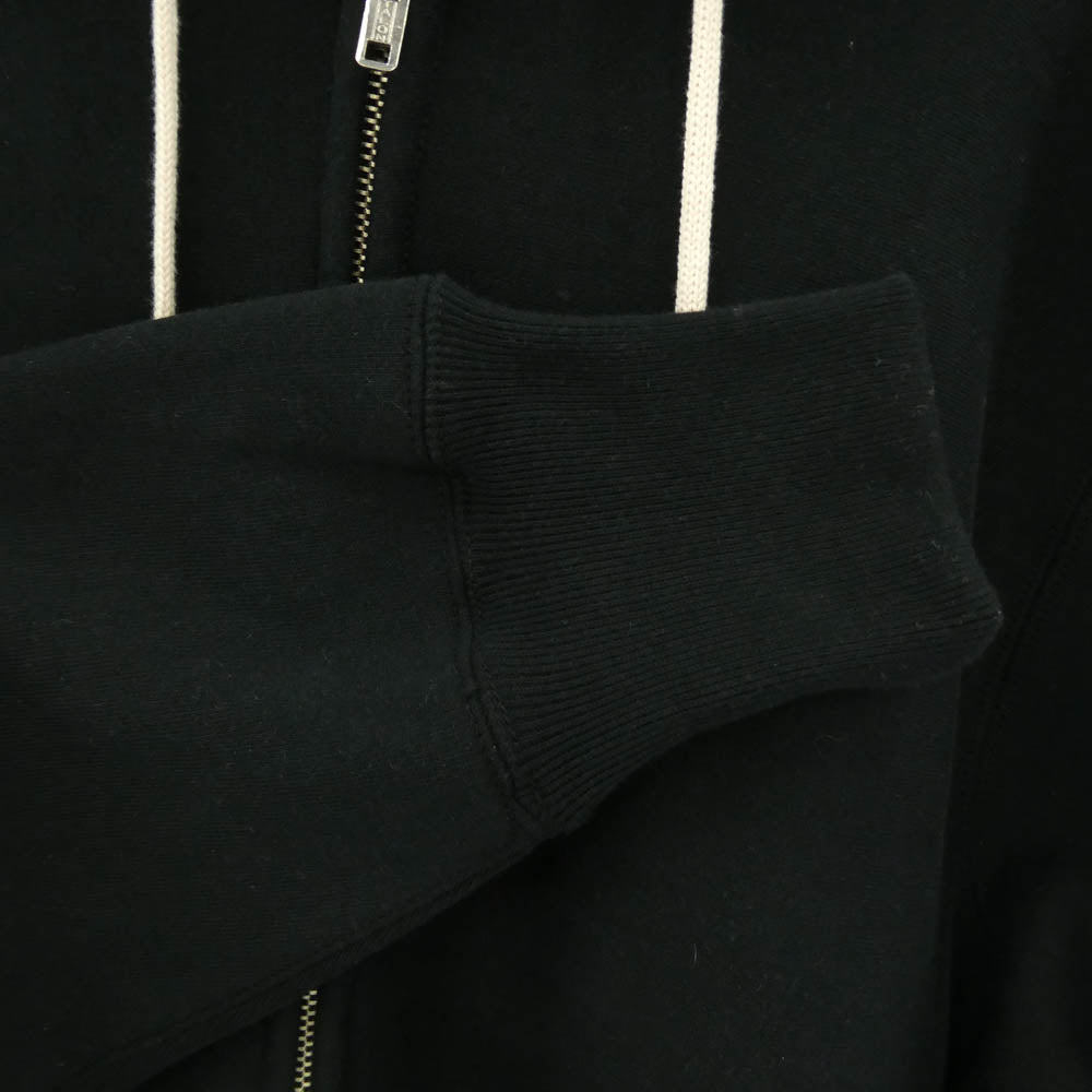 WAREHOUSE ウエアハウス 487 REVERSE STYLE F/Z HOOD フルジップ フード ジップ パーカー ブラック系 M【中古】