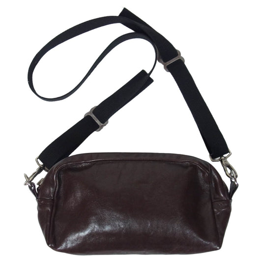 RAINBOW COUNTRY レインボーカントリー レザー ショルダーバッグ ダークブラウン系【中古】