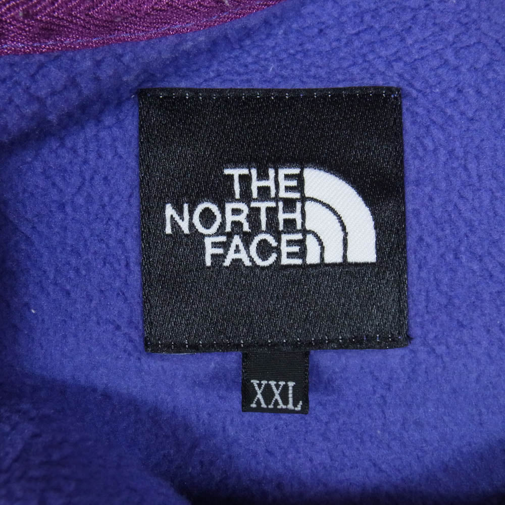 THE NORTH FACE ノースフェイス NT62041 Square Logo Crew スクエアロゴ クルーネック スウェット パープル系 XXL【中古】