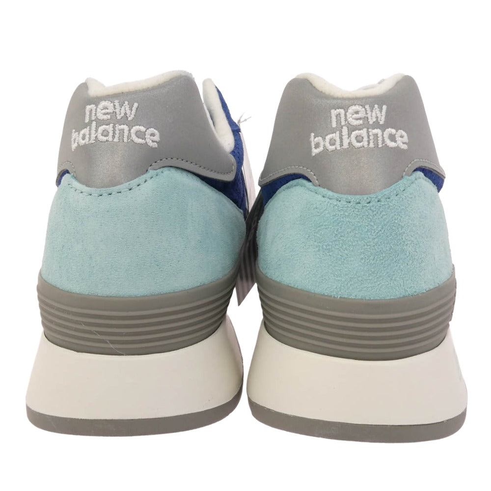 NEW BALANCE ニューバランス M1300AU MADE IN USA 1300 Blue White ローカット スニーカー ブルー系 27.5cm【極上美品】【中古】