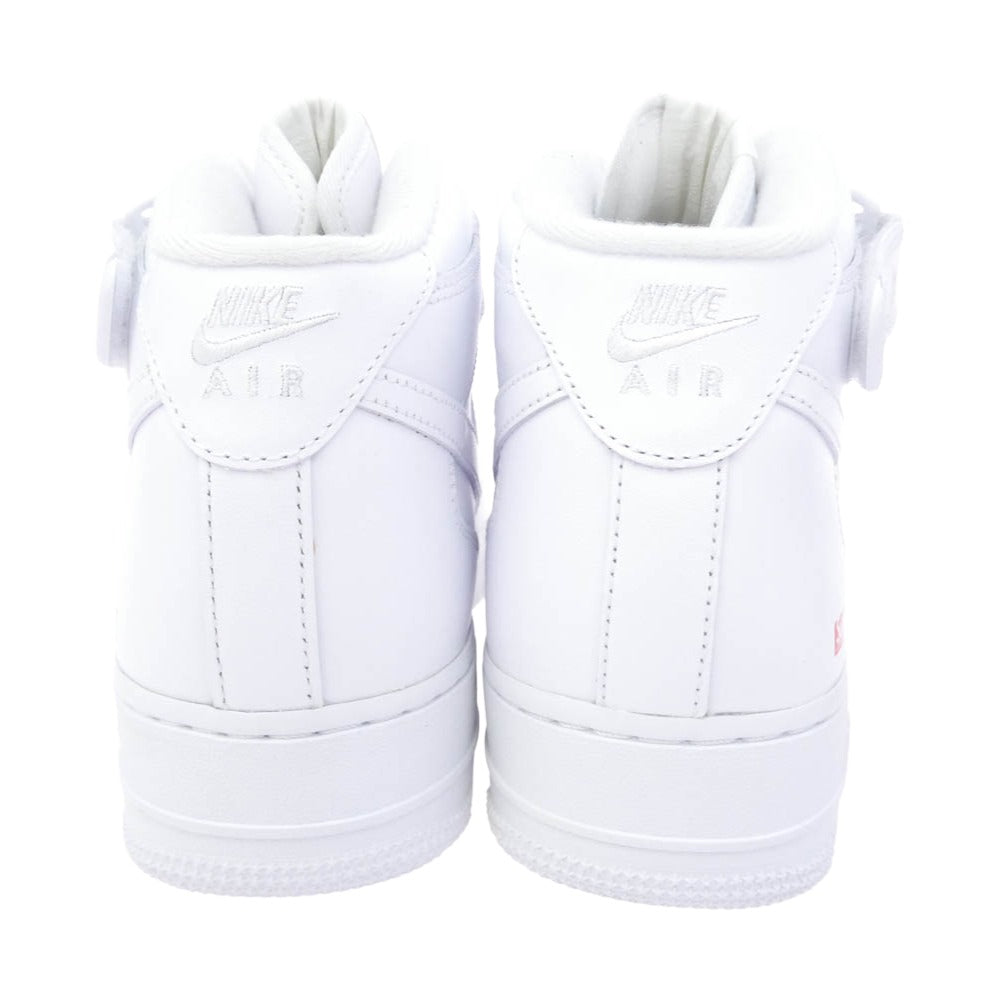 Supreme シュプリーム 24AW FZ8784-100 × Nike Air Force 1 Mid White ナイキ エアフォース1 ミッド ホワイト ハイカット スニーカー ホワイト系 28cm【極上美品】【中古】