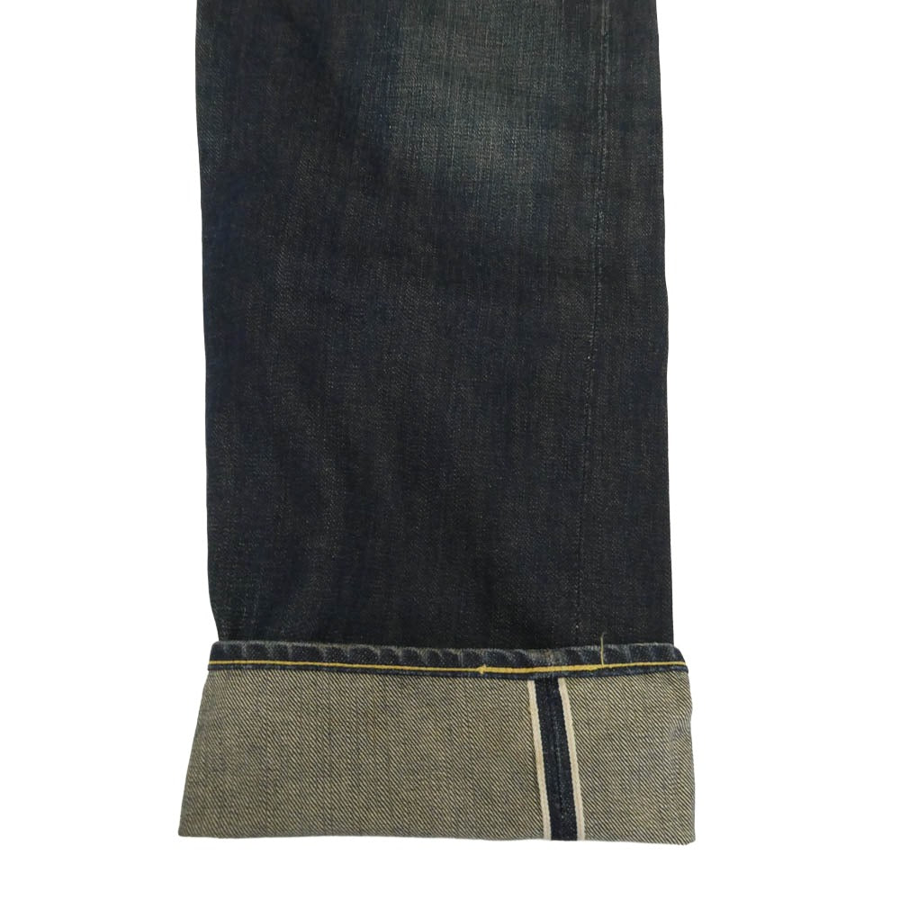 Levi's リーバイス Vintage ヴィンテージ 501-501 Wネーム ダブルネーム 60s BIGE デニムパンツ インディゴブルー系 W36【中古】