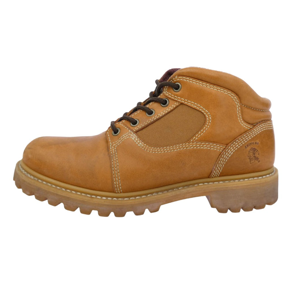 Chippewa チペワ 91049 BASEBALL GLOVE OIL 5 EYE レザー 5ホール ワークブーツ ブラウン系 9E【中古】