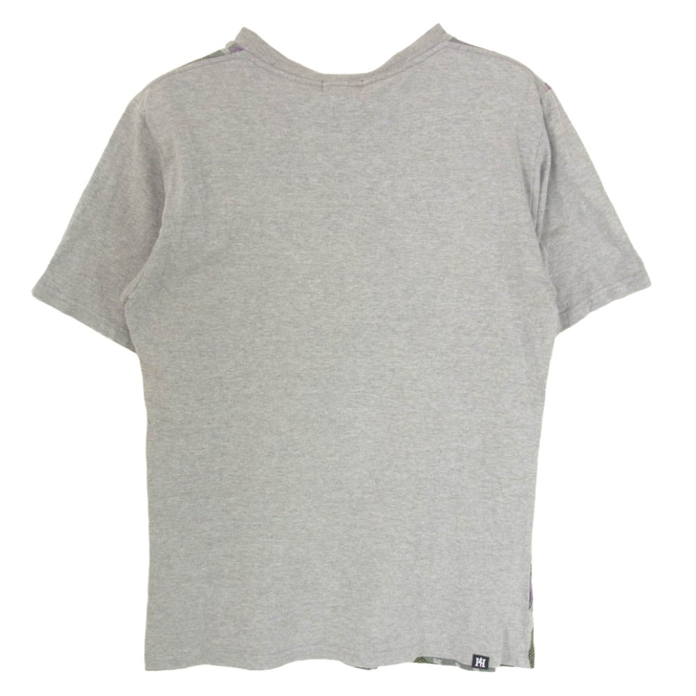 HYSTERIC GLAMOUR ヒステリックグラマー 02201CT02 HYS PARTY TIME 総柄 半袖 Tシャツ グレー系 S【中古】