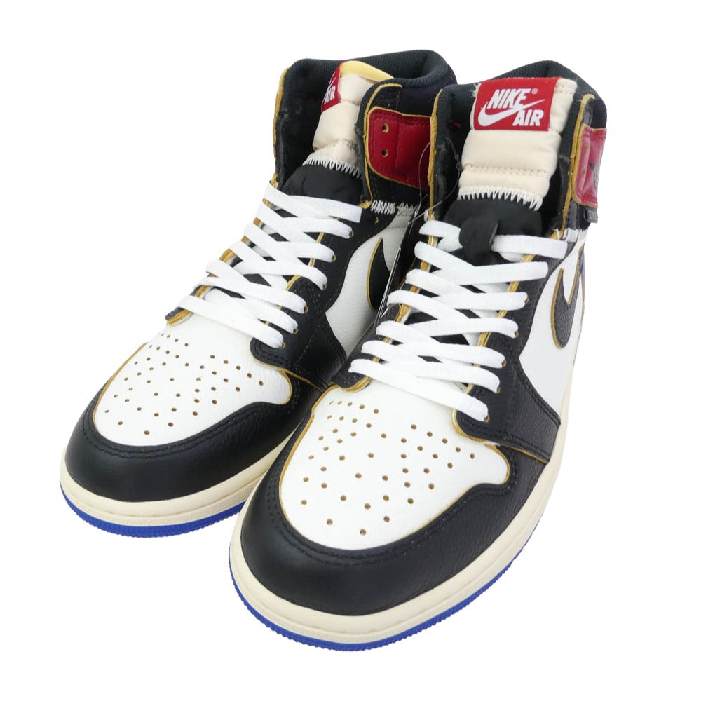 NIKE ナイキ IO7847-002 fragment design × UNION Air Jordan 1 High OG フラグメントデザイン ユニオン エアジョーダン1 ハイカット スニーカー マルチカラー系 27.5cm【新古品】【未使用】【中古】