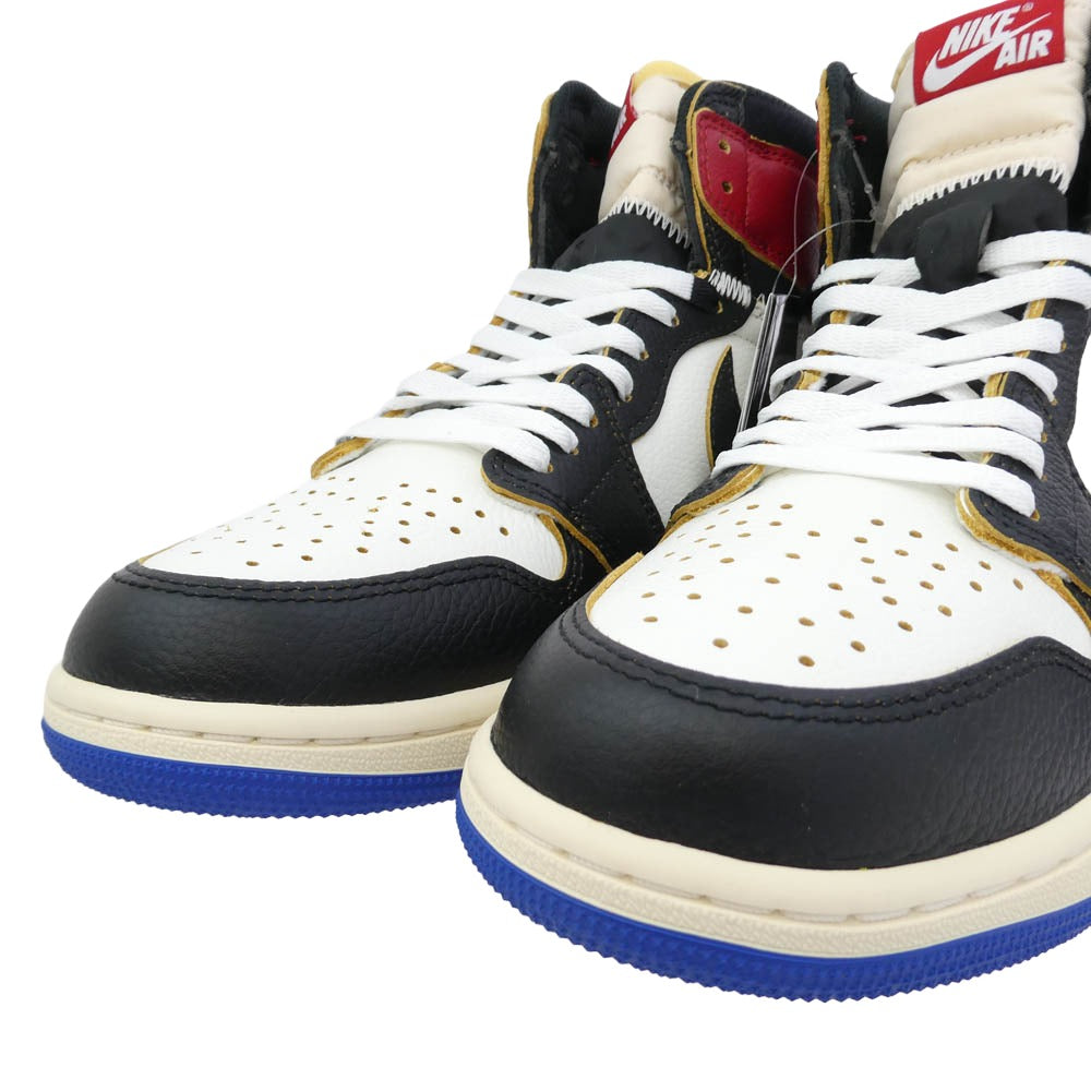 NIKE ナイキ IO7847-002 fragment design × UNION Air Jordan 1 High OG フラグメントデザイン ユニオン エアジョーダン1 ハイカット スニーカー マルチカラー系 27.5cm【新古品】【未使用】【中古】