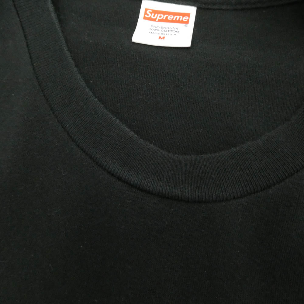 Supreme シュプリーム 20AW Cross Box Logo Tee クロス ボックスロゴ プリント 半袖 Tシャツ カットソー ブラック ブラック系 M【中古】