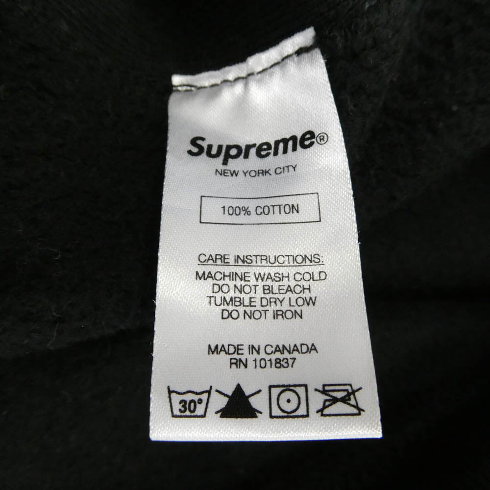 Supreme シュプリーム 19AW Bandana Box Logo Hooded Sweatshirt バンダナ ボックスロゴ プルオーバー スウェット パーカー フーディー ブラック系 M【中古】