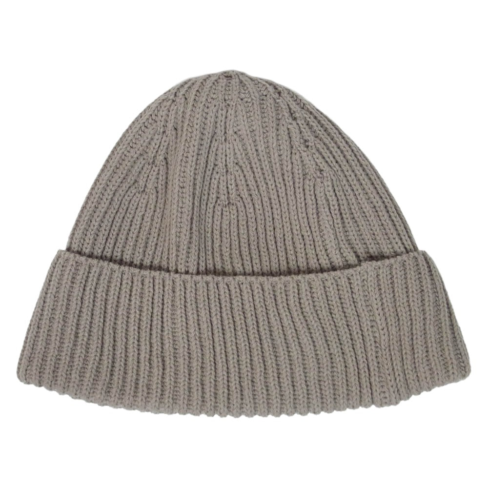 カミヤ G16CA106-0 CA4LA カシラ KMY BEANIE ビーニー ニット帽 ニットキャップ ベージュ系 F【新古品】【未使用】【中古】