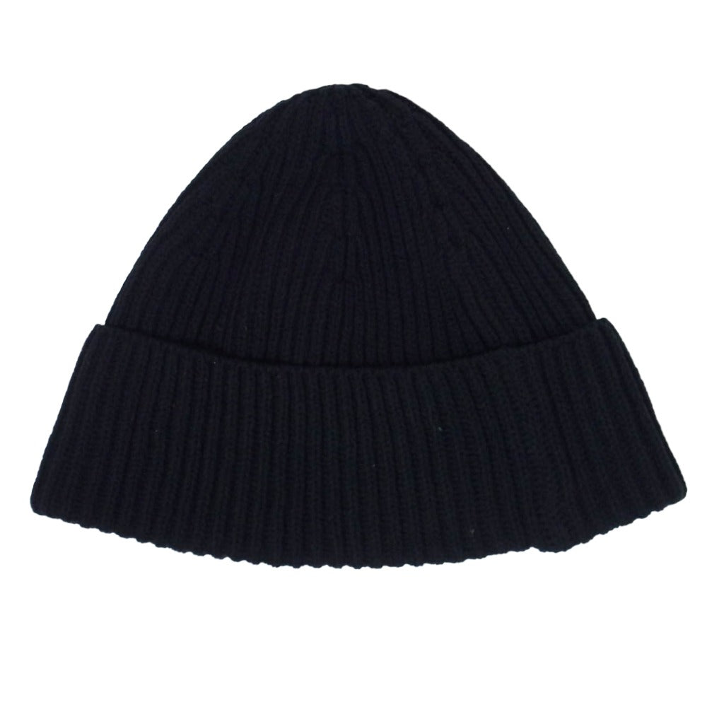 カミヤ G16CA106-0 CA4LA カシラ KMY BEANIE ビーニー ニット帽 ニットキャップ ブラック系 F【新古品】【未使用】【中古】