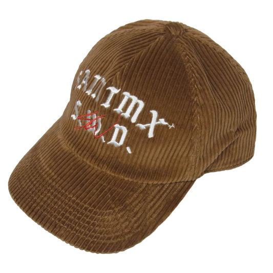 SAINT MICHAEL セントマイケル 26SS SM-MK8-0000-079 Sean Wotherspoon CAP コーデュロイ キャップ ブラウン系 OS【極上美品】【中古】