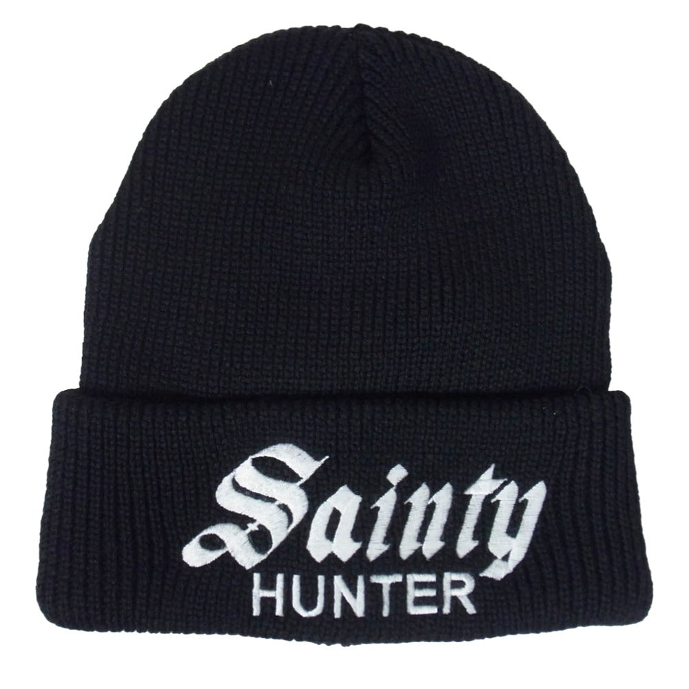 SAINT MICHAEL セントマイケル 26SS SM-MK8-0000-C38 BOUNTY HUNTER KNIT CAP SAINTY HUNTER バウンティーハンター ニットキャップ ニット帽 ビーニー ブラック系 OS【極上美品】【中古】