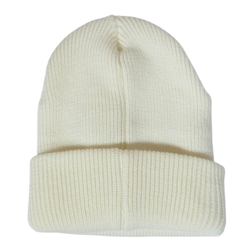 SAINT MICHAEL セントマイケル 26SS SM-MK8-0000-086 KNIT CAP SAINT WHITE セントホワイト ニットキャップ ニット帽 ビーニー ホワイト系 OS【極上美品】【中古】