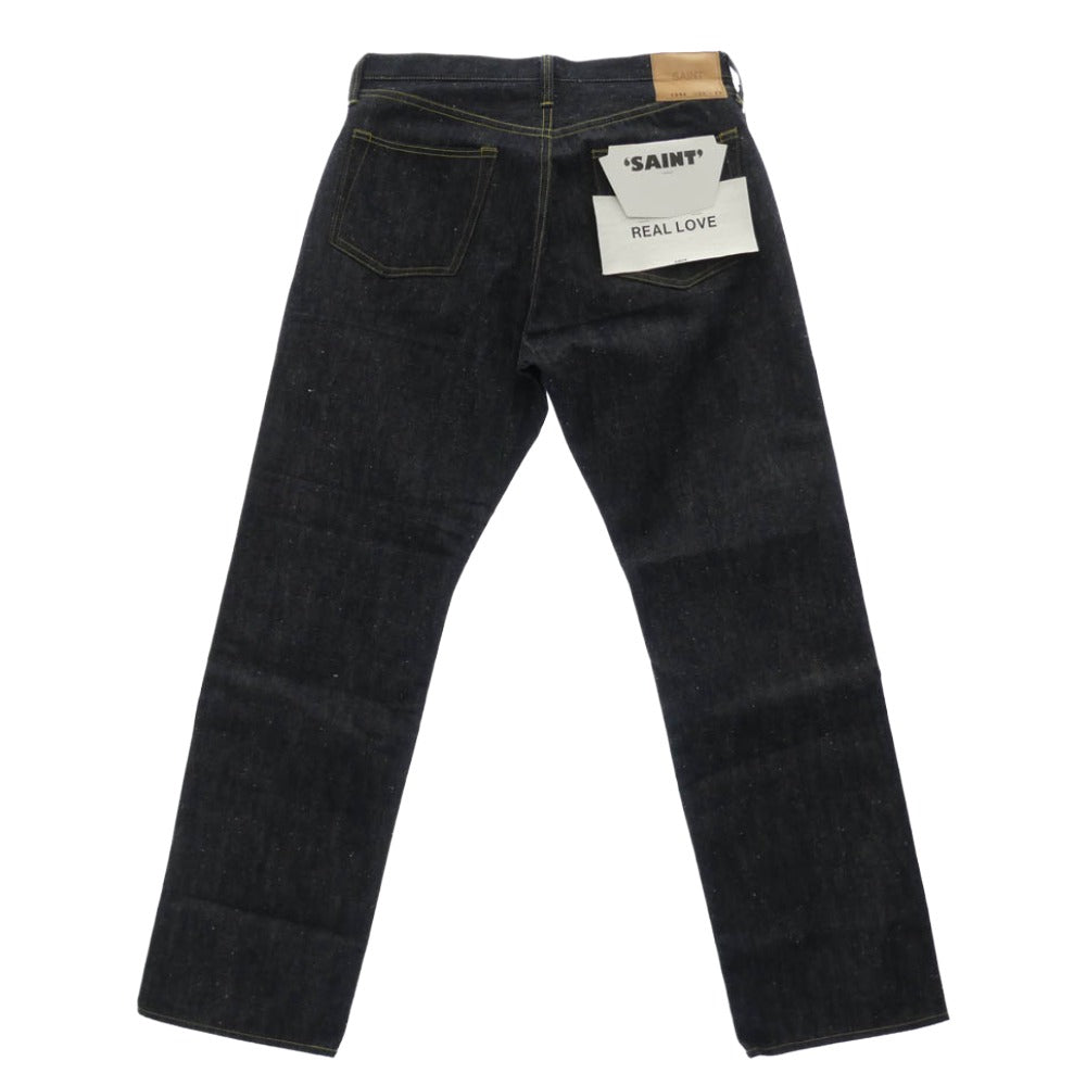 SAINT MICHAEL セントマイケル 26SS SM-MK8-0000-C46 BBJ_DENIM PANTS REGID ベルベルジン リジッド デニムパンツ ジーンズ ダークネイビー系 36【極上美品】【中古】