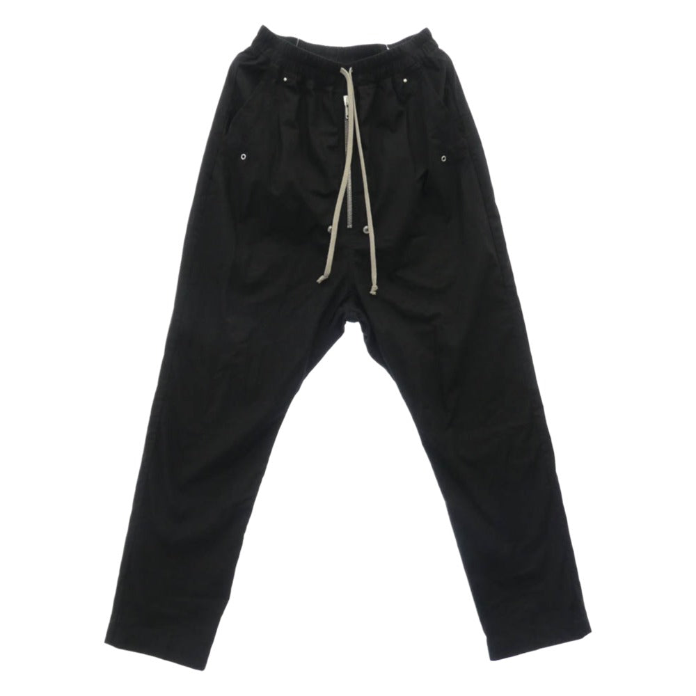Rick Owens リックオウエンス 25SS BELA PANTS ベラ ドローストリング パンツ ブラック系 46【中古】