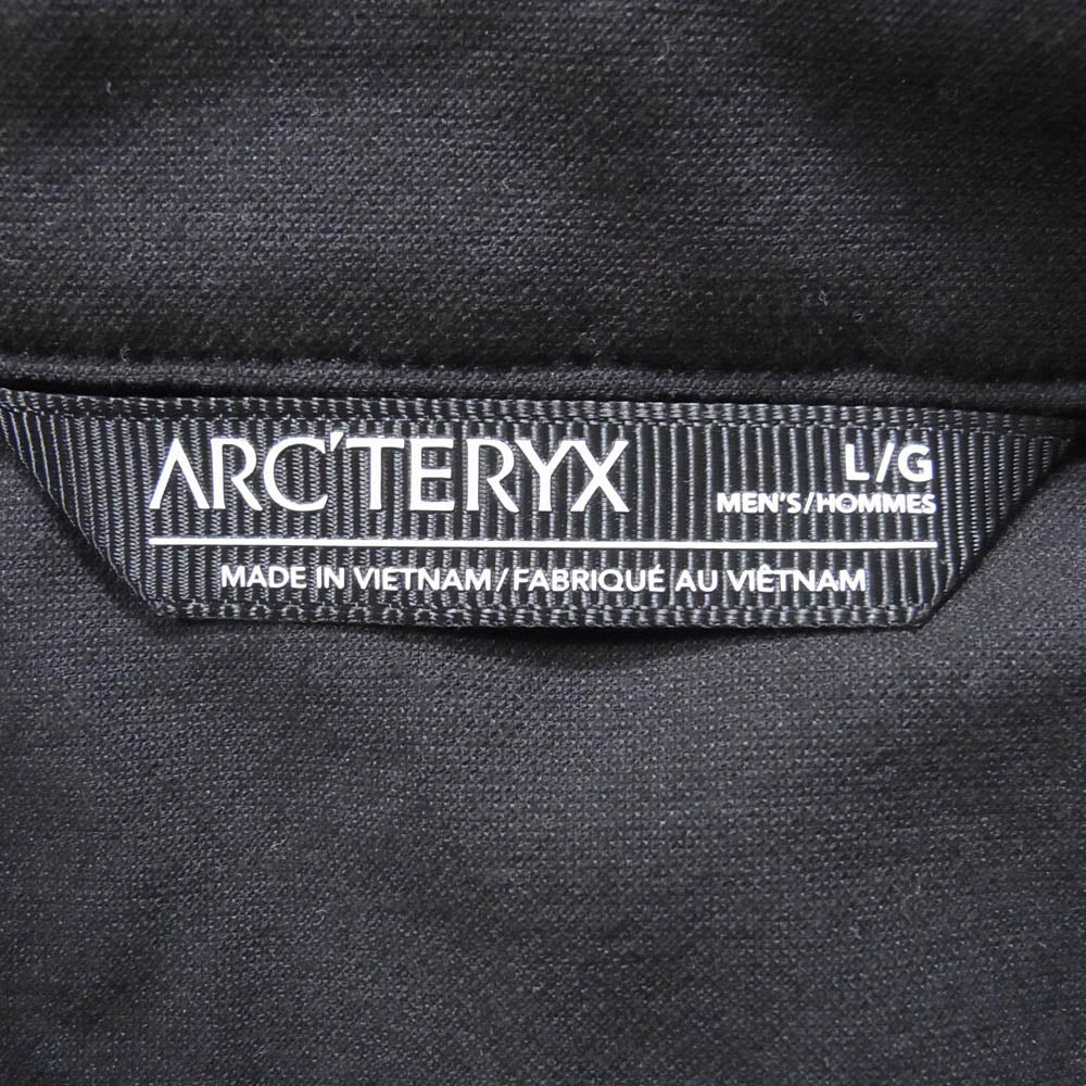 ARC'TERYX アークテリクス 25SS X000008448 Cronin Cotton Overshirt クロニン コットン ストレッチ オーバー 長袖 シャツ ブラック系 L【美品】【中古】