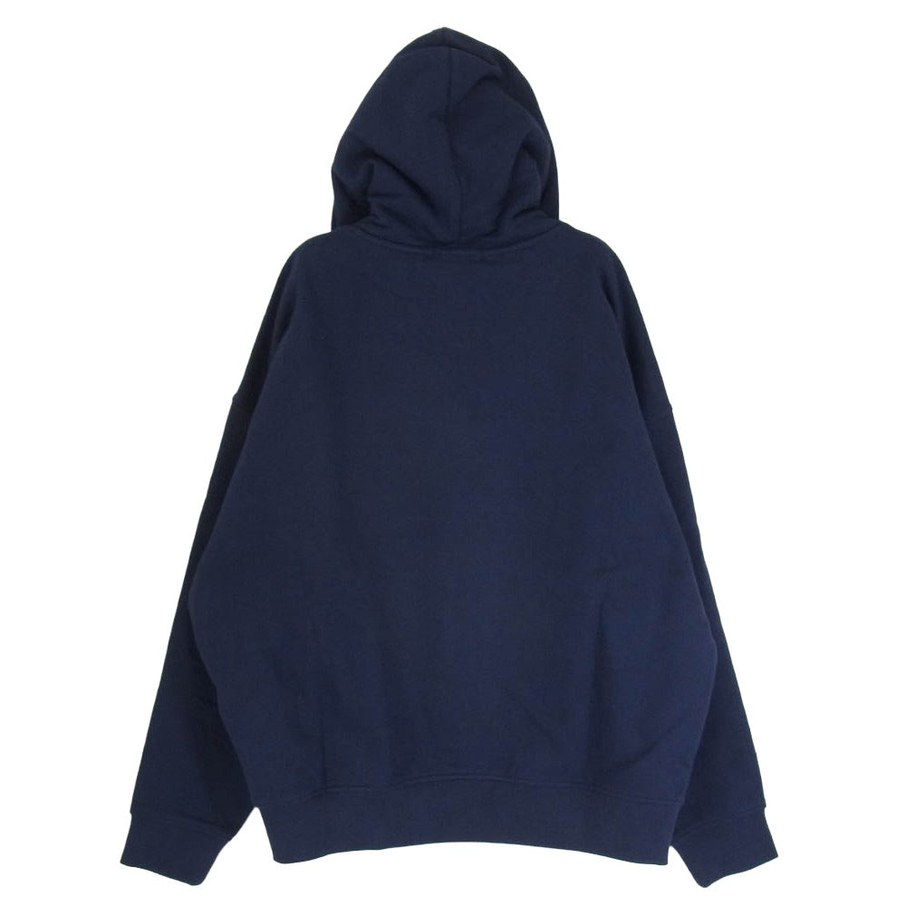 POLO RALPH LAUREN ポロ・ラルフローレン MNPOKNI16823699 Relaxed Fit Logo Fleece Hoodie リラックスフィット ロゴプリント フーディー パーカー ネイビー系 L【極上美品】【中古】