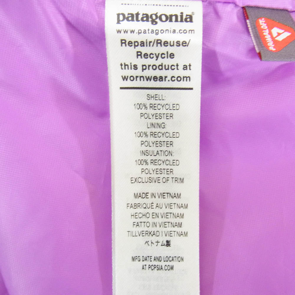 patagonia パタゴニア 25AW 84218 Women's Nano Puff Jacket ウィメンズ ナノ パフ ジャケット パープル系 L【新古品】【未使用】【中古】
