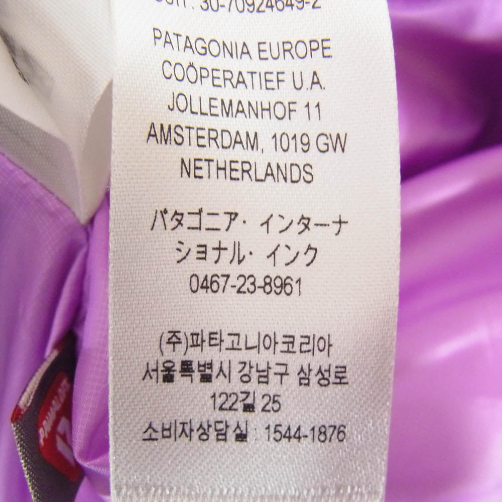 patagonia パタゴニア 25AW 84218 Women's Nano Puff Jacket ウィメンズ ナノ パフ ジャケット パープル系 L【新古品】【未使用】【中古】