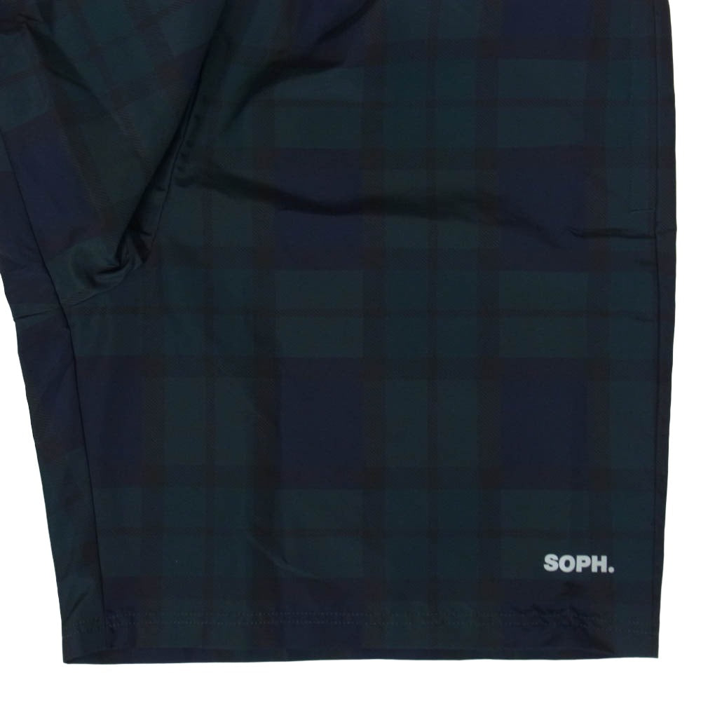 F.C.R.B. エフシーアールビー 26SS FCRB-260030 PLAID PRACTICE SHORTS チェック柄 ナイロン ショーツ ハーフパンツ ネイビー系 XL【新古品】【未使用】【中古】