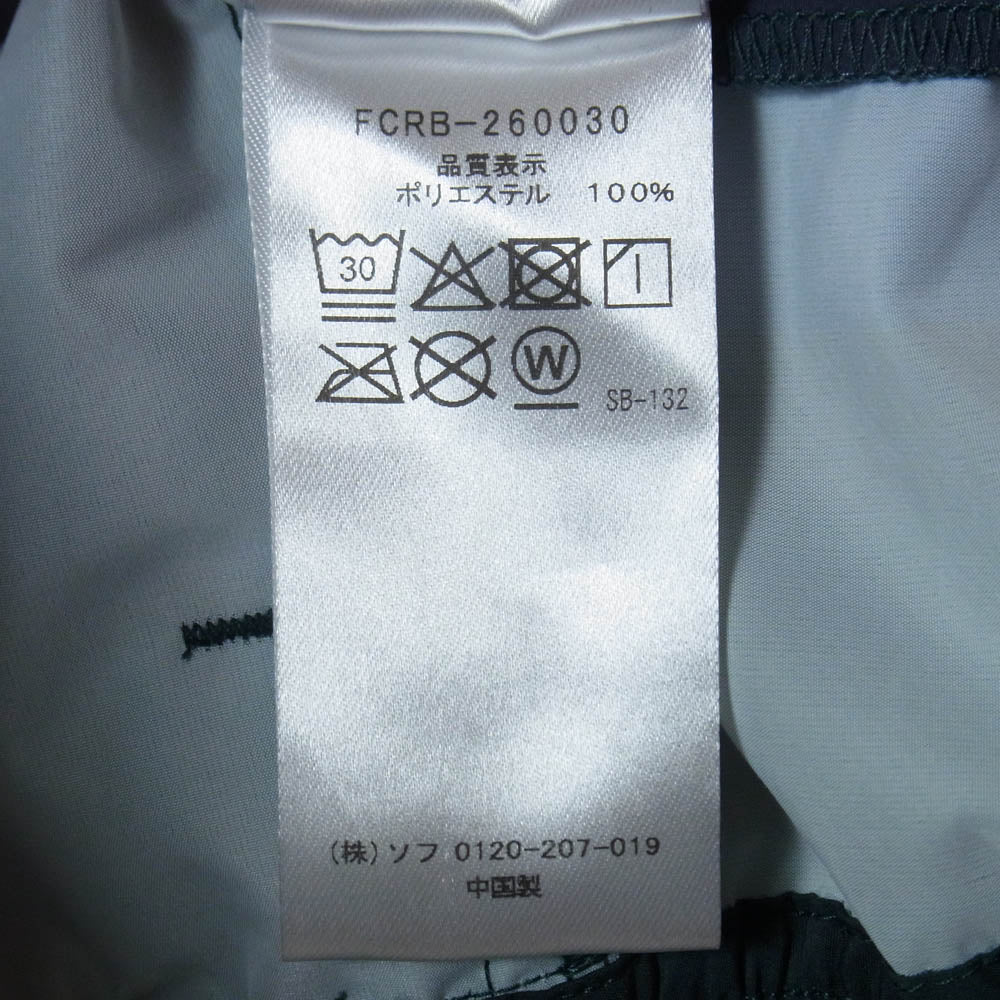 F.C.R.B. エフシーアールビー 26SS FCRB-260030 PLAID PRACTICE SHORTS チェック柄 ナイロン ショーツ ハーフパンツ ネイビー系 XL【新古品】【未使用】【中古】