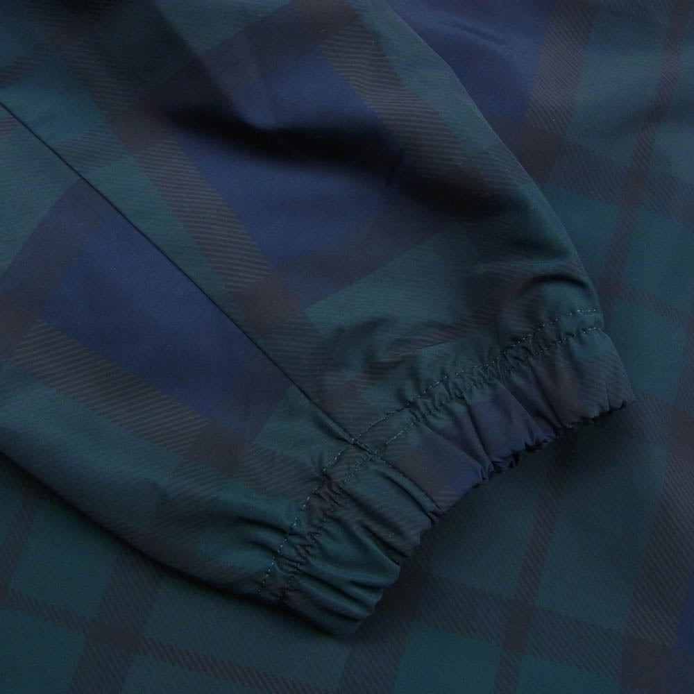 F.C.R.B. エフシーアールビー 26SS FCRB-260029 PLAID PRACTICE POLO COLLAR PISTE チェック柄 ナイロン プルオーバーシャツ ピステ グリーン系 XL【極上美品】【中古】