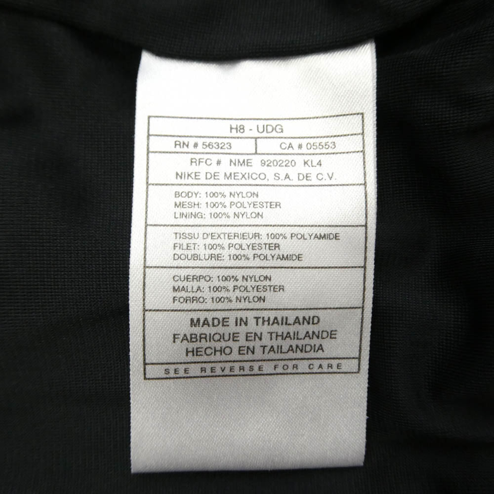 NIKE ナイキ VINTAGE 90s 白タグ ナイロン Vネック プルオーバー ジャケット モスグリーン系 XL【中古】