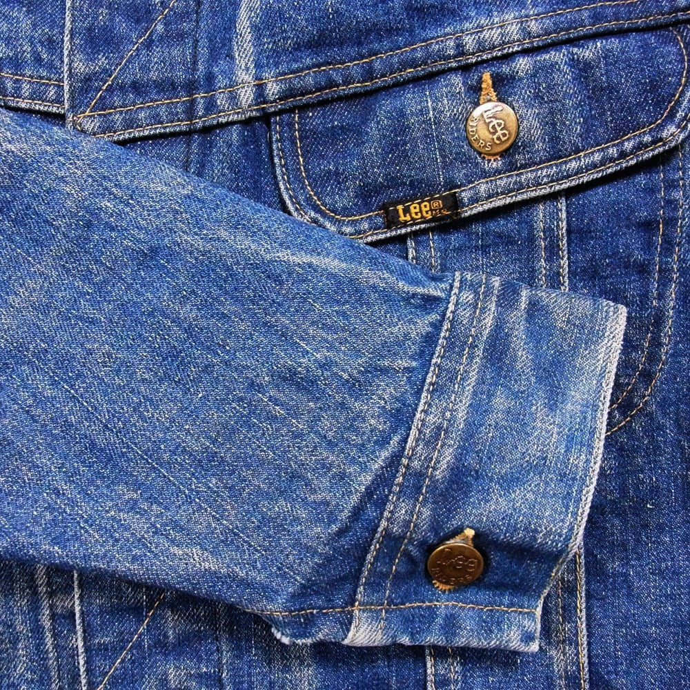 Lee リー 70s 後期 101-J デニム ジャケット インディゴブルー系 不明【中古】