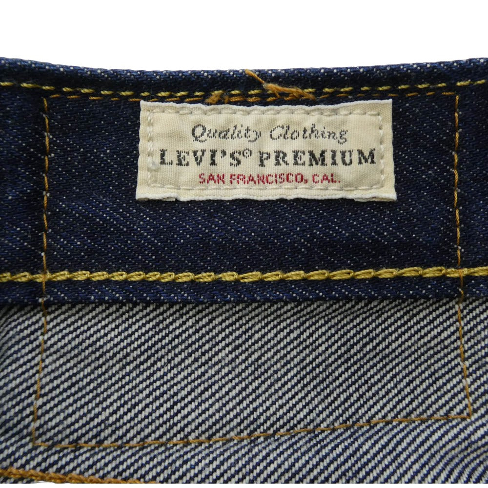 Levi's リーバイス 0022X-0000 別注 PREMIUM 501 BIG E セルビッチ デニム パンツ インディゴブルー系 44【中古】