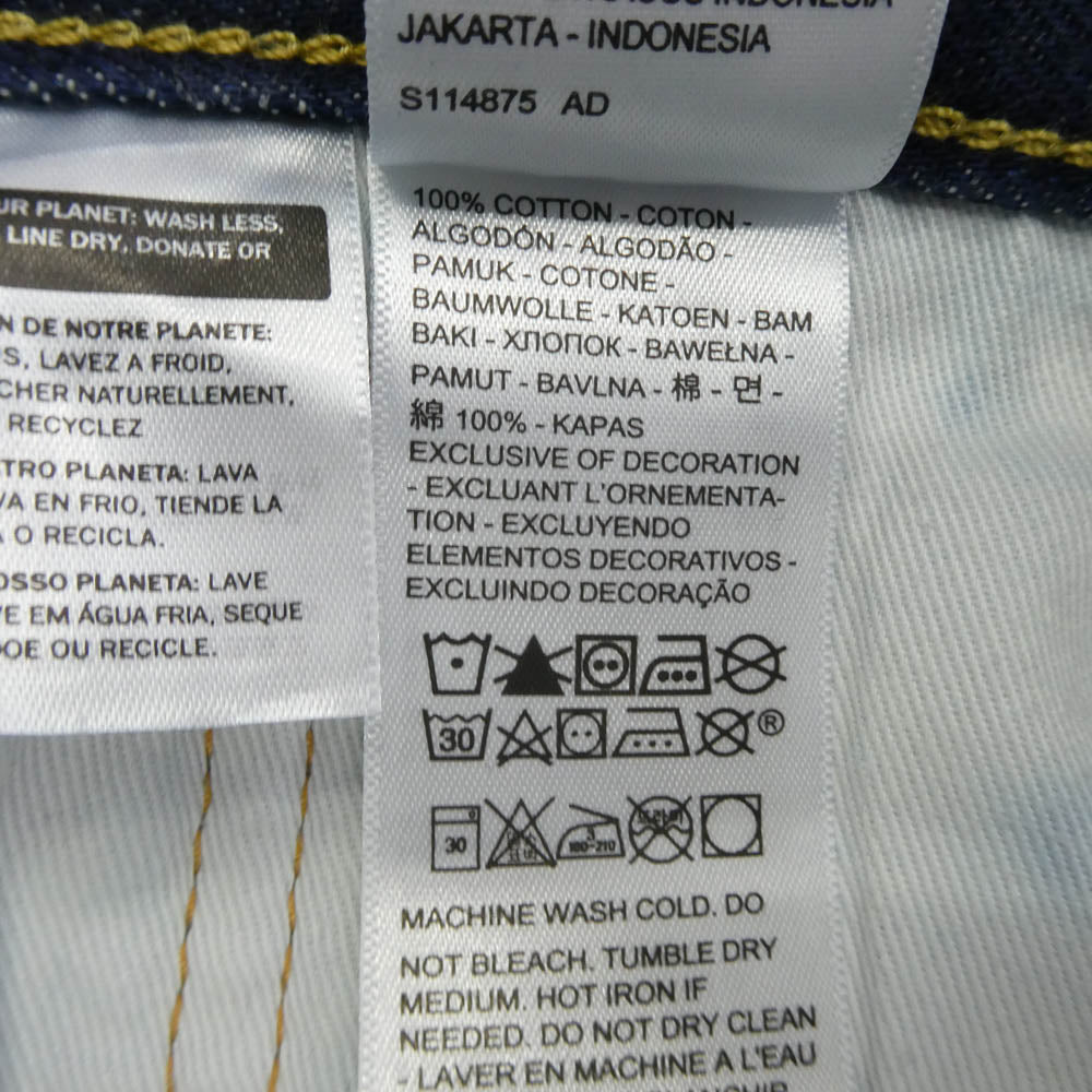 Levi's リーバイス 0022X-0000 別注 PREMIUM 501 BIG E セルビッチ デニム パンツ インディゴブルー系 44【中古】