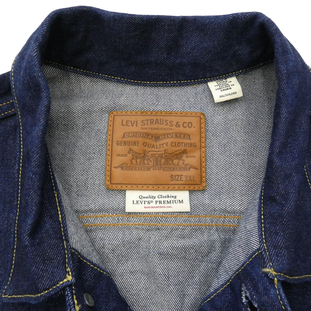 Levi's リーバイス 0022T-0000 PREMIUM Type 2nd デニム トラッカー ジャケット インディゴブルー系 XXXL【中古】