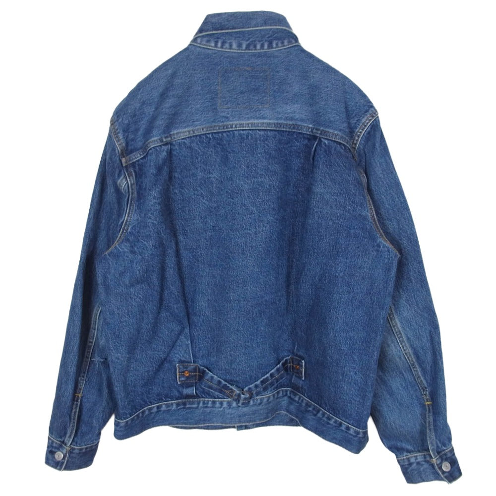 Levi's リーバイス A9518-0000 PREMIUM 別注 Type 1st ダメージ加工 デニム ジャケット インディゴブルー系 M【中古】