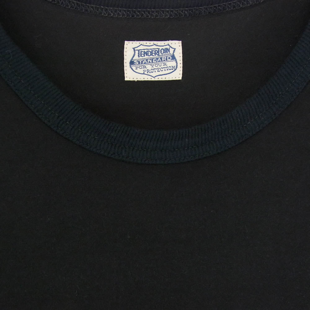 TENDERLOIN テンダーロイン T-NFL 3/4 7分丈 フットボール カットソー ブラック系 XL【美品】【中古】