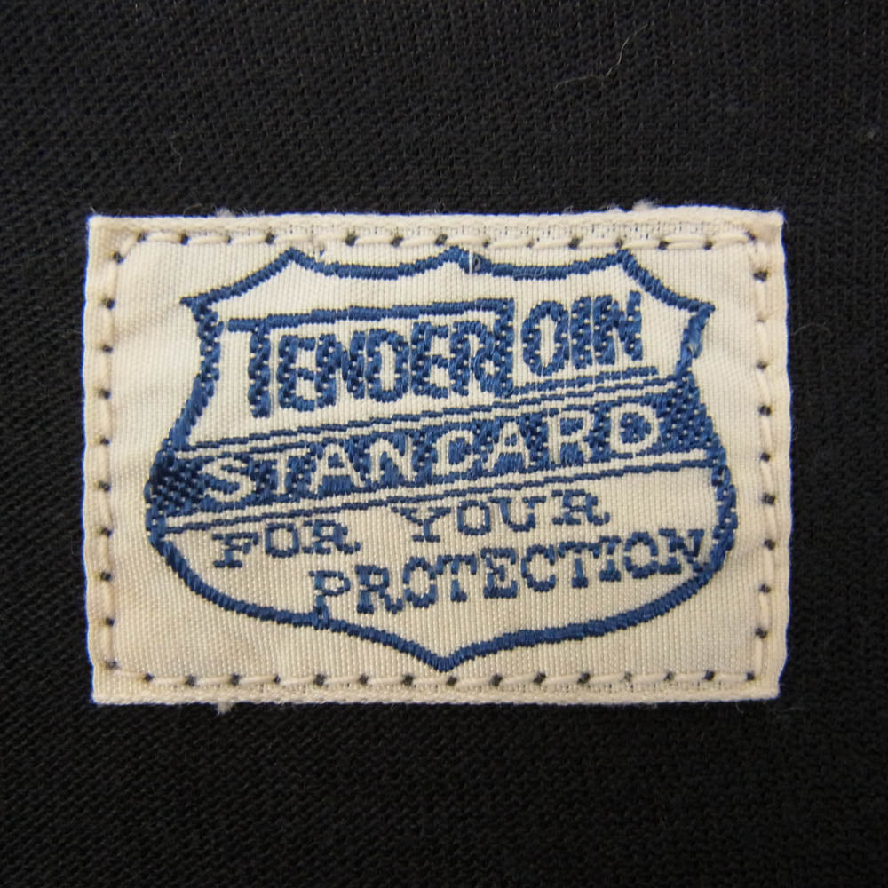 TENDERLOIN テンダーロイン T-NFL 3/4 7分丈 フットボール カットソー ブラック系 XL【美品】【中古】