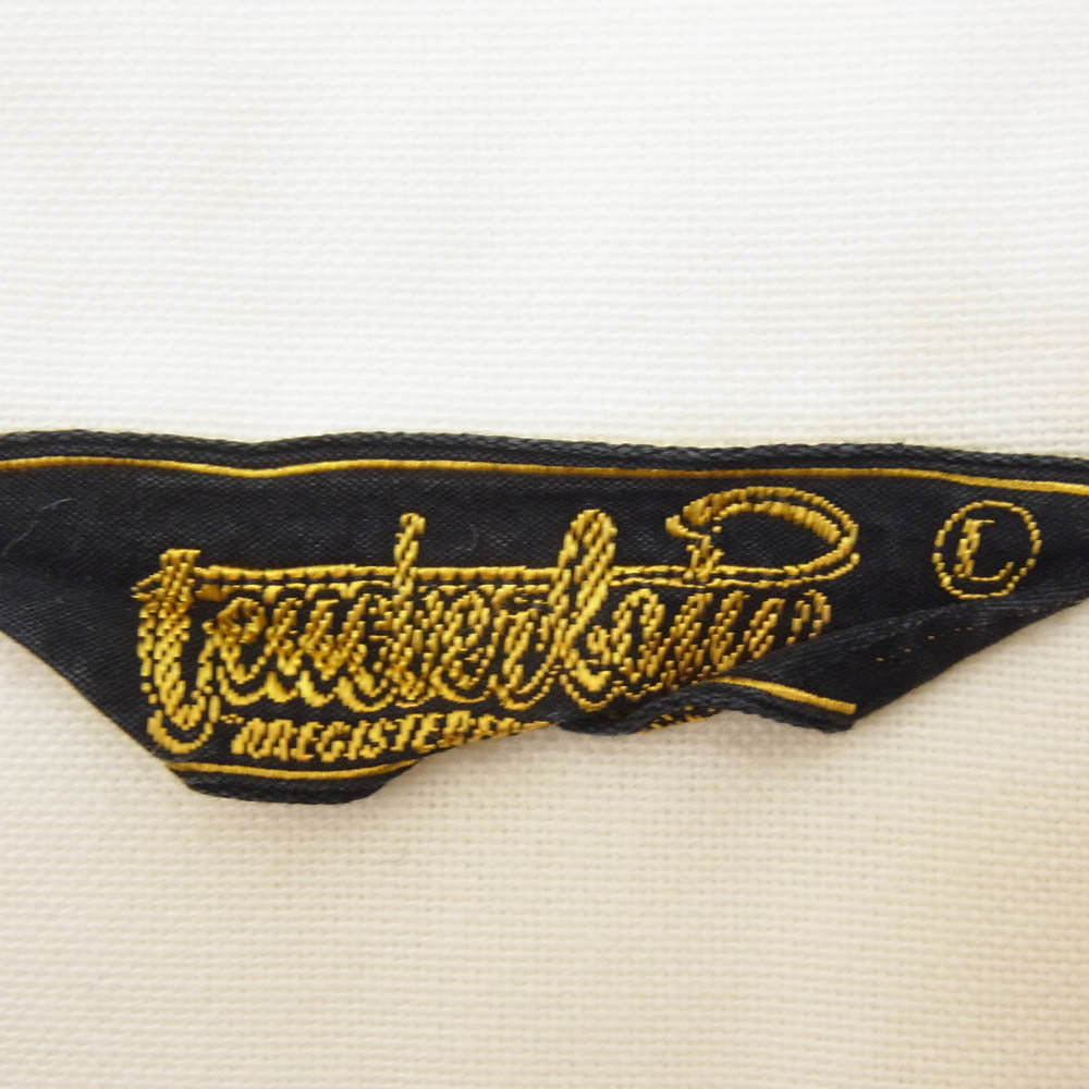 TENDERLOIN テンダーロイン T-BOWL SHT S 半袖 ボーリング シャツ ホワイト系 L【中古】