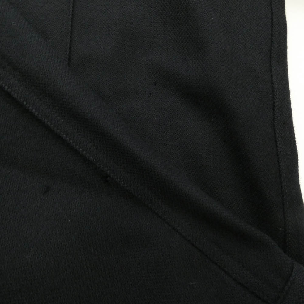 TENDERLOIN テンダーロイン T-WOOL SHT チェーンステッチ ウール 開襟 長袖シャツ ブラック系 XL【中古】