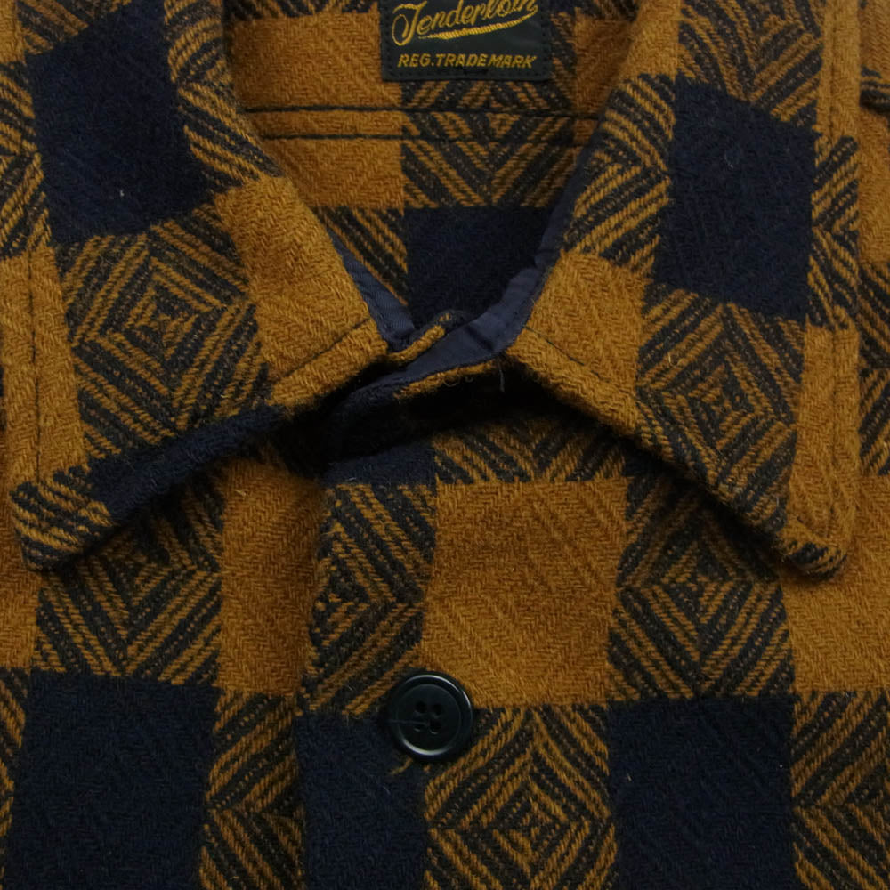TENDERLOIN テンダーロイン 13AW T-BUFFALO CPO JKT バッファローチェック ウール CPO シャツ ジャケット イエロー系 ブラック系 L【中古】