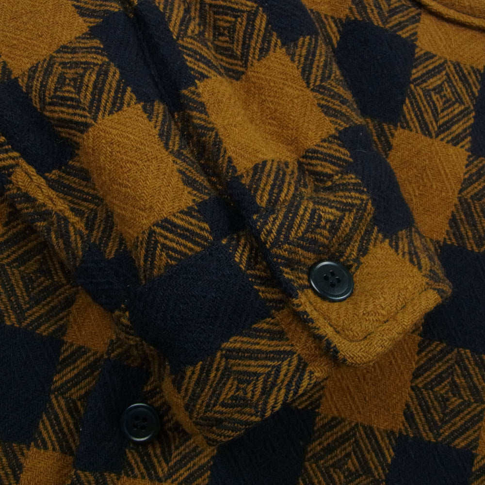 TENDERLOIN テンダーロイン 13AW T-BUFFALO CPO JKT バッファローチェック ウール CPO シャツ ジャケット イエロー系 ブラック系 L【中古】