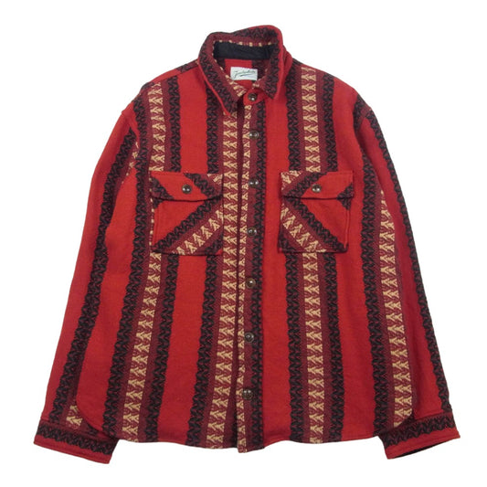 TENDERLOIN テンダーロイン 16AW T-NATIVE CPO SHT JKT GTM ネイティブ CPO シャツ ジャケット レッド系 L【中古】